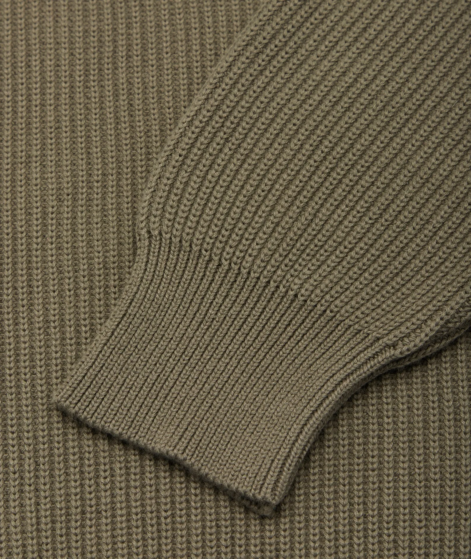 Round Neck Knit - Dusty Green