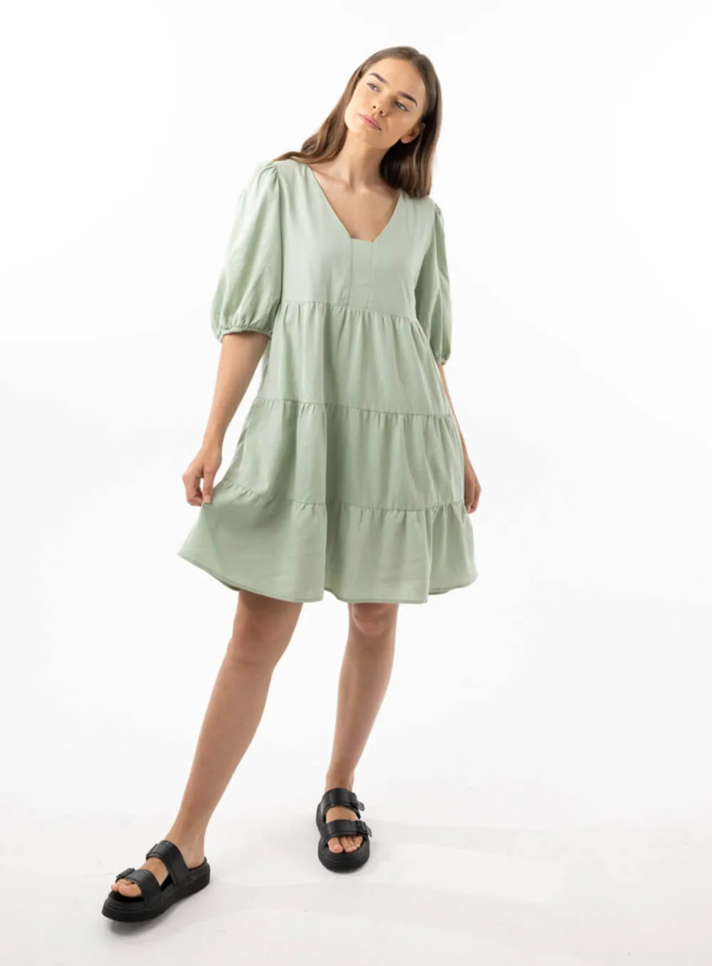 Sage Green Eleanor Dress