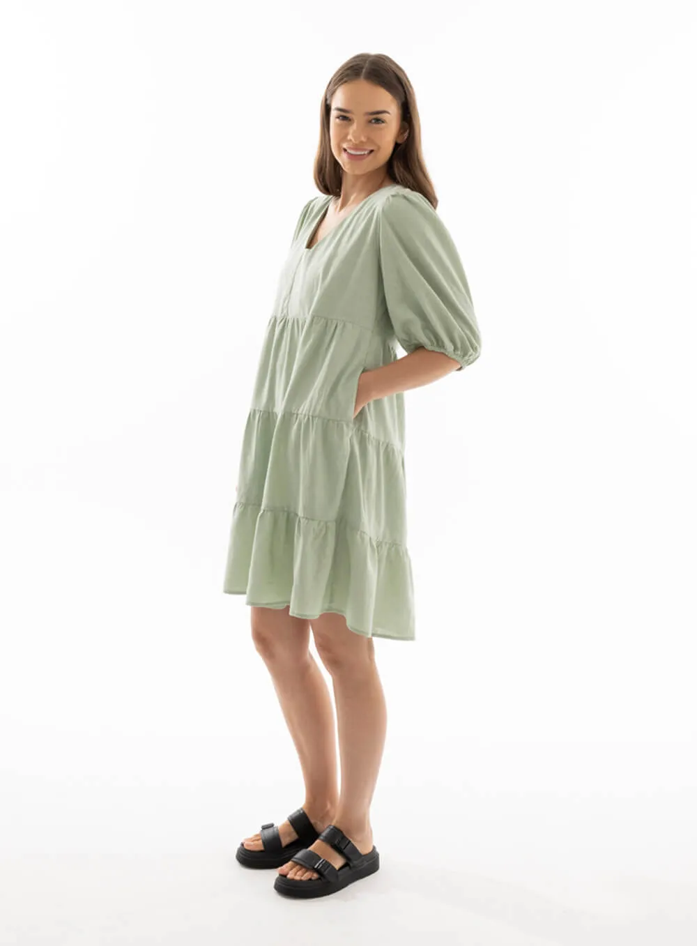 Sage Green Eleanor Dress