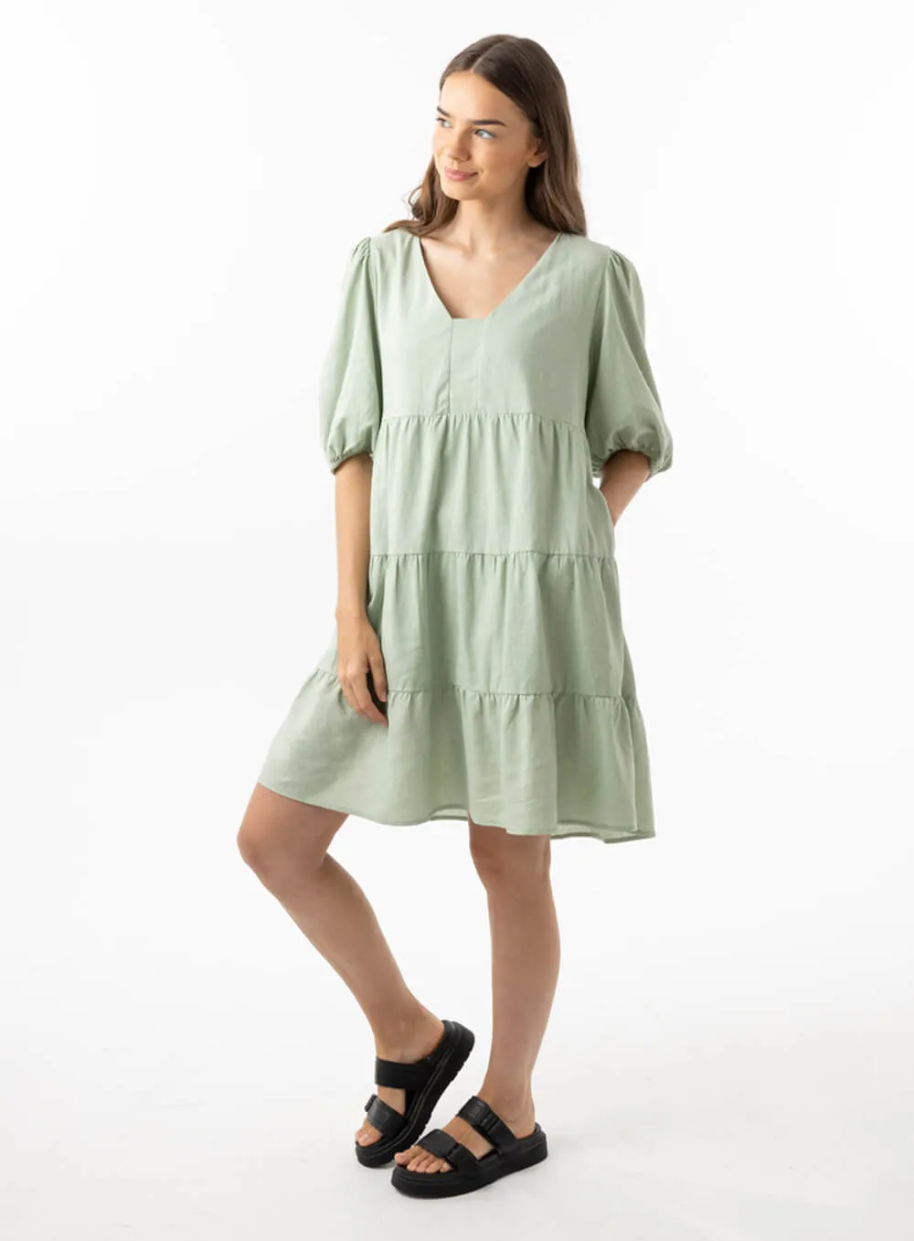 Sage Green Eleanor Dress