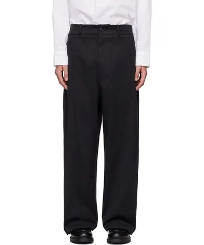 SAGE NATION Black Welt Trousers