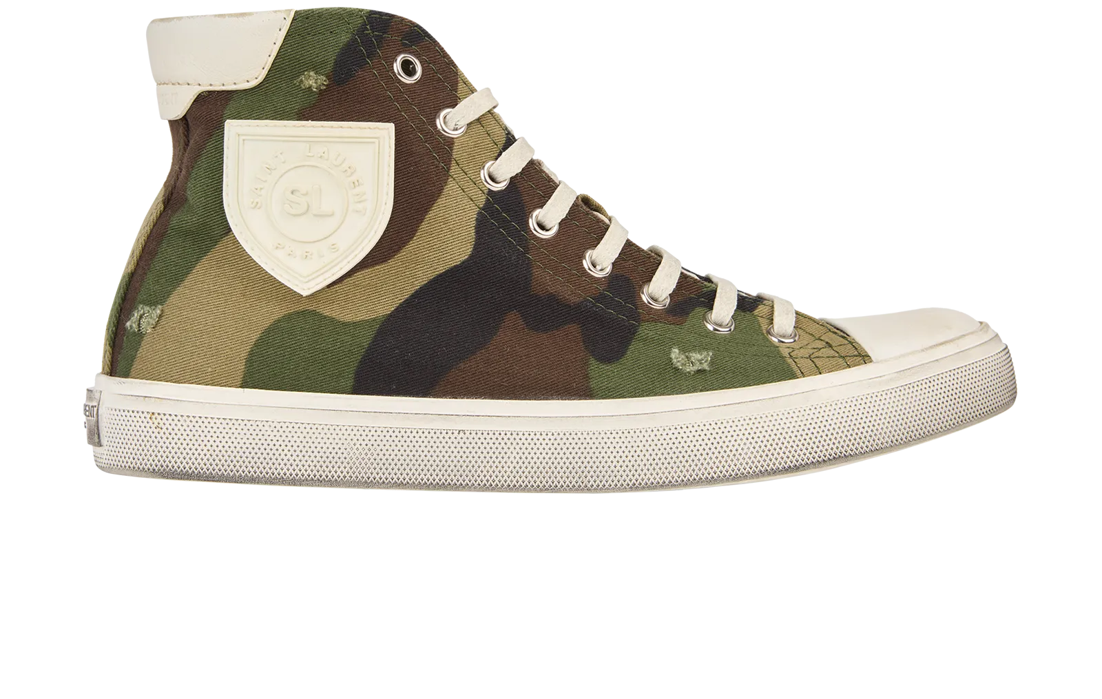 Saint Laurent Bedford Camouflage Trainers