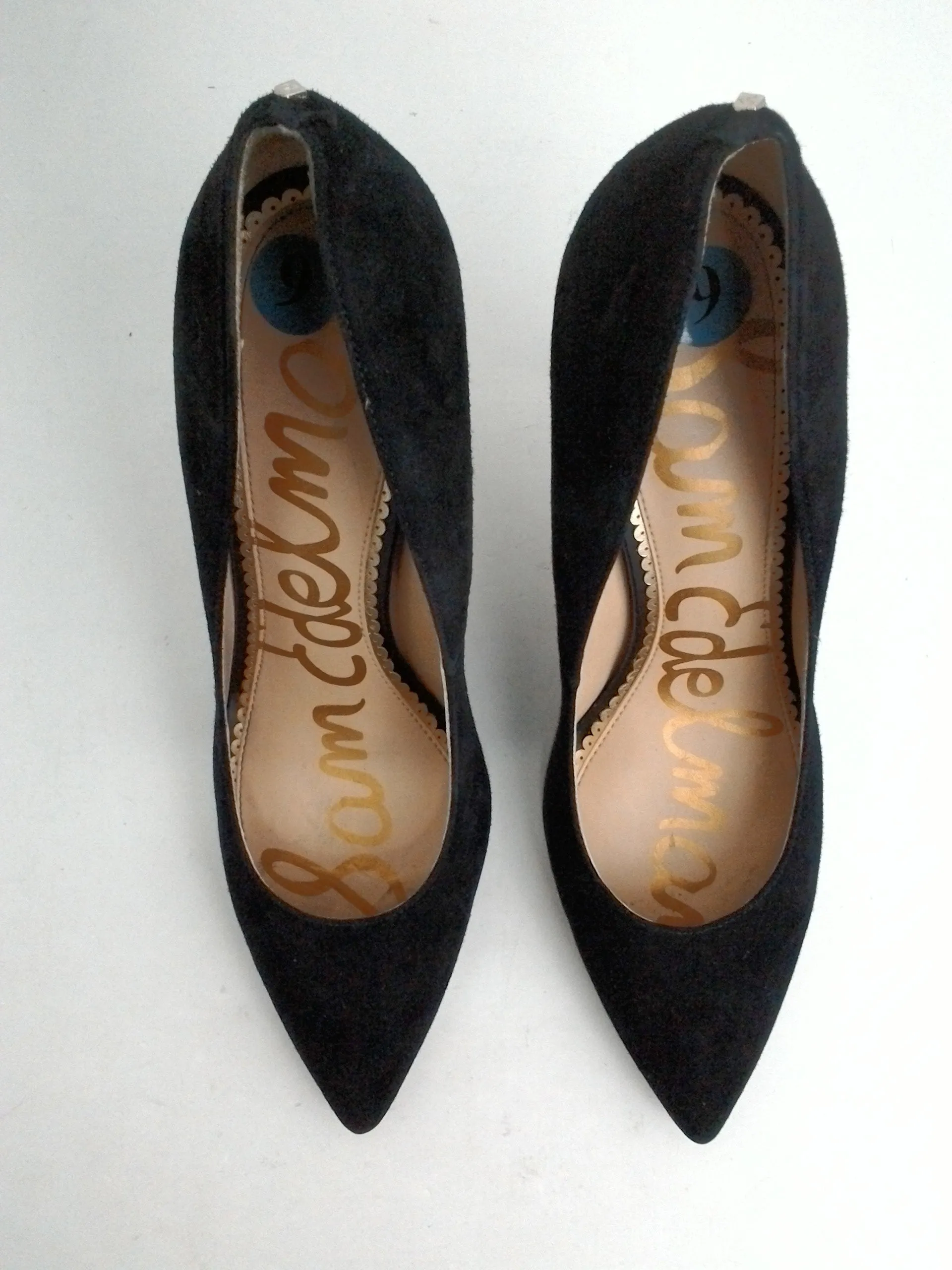 Sam Edelman Women's Hazel Black Suede Heels Size 9 M