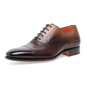 Santoni men's Cap Toe Oxford dress shoes