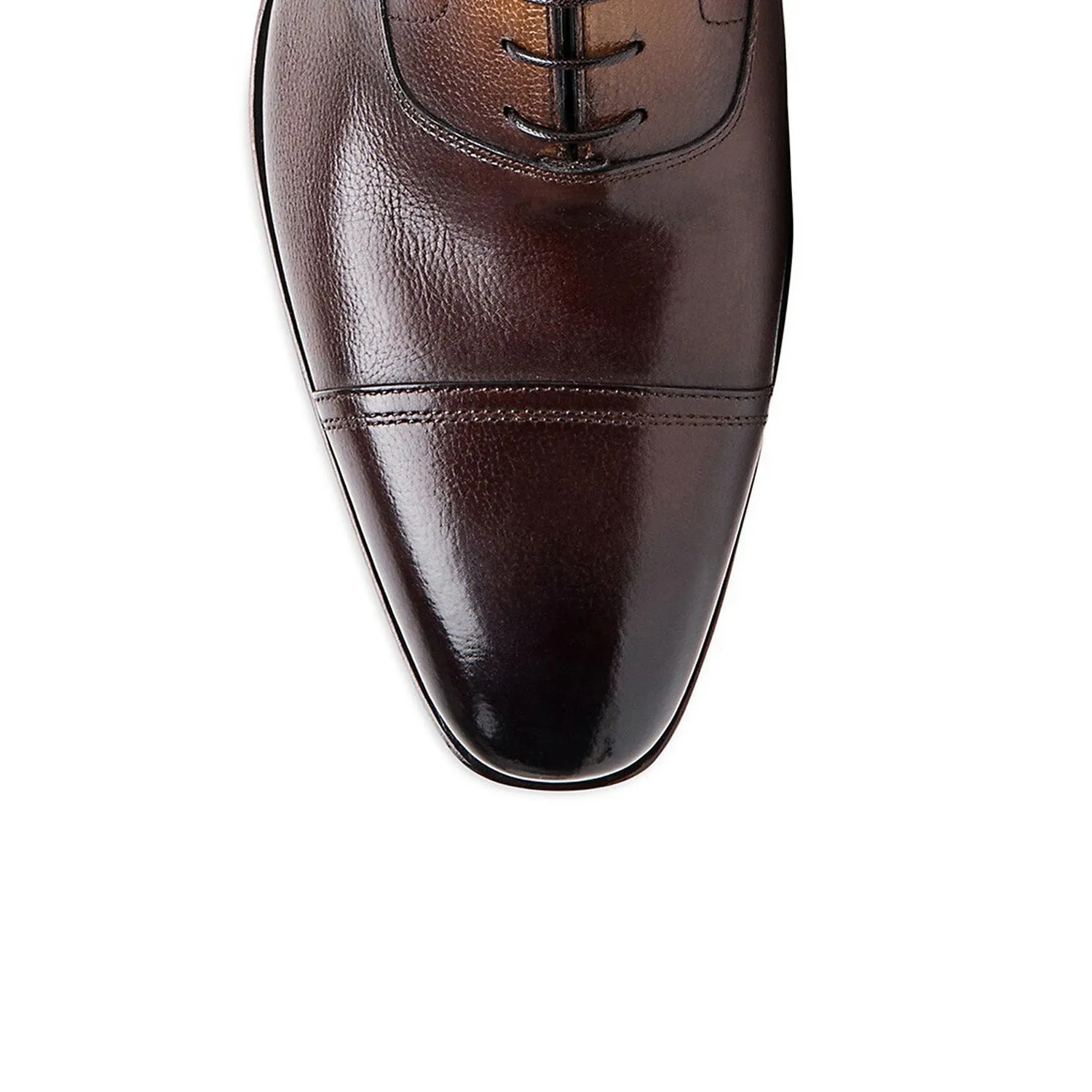 Santoni men's Cap Toe Oxford dress shoes