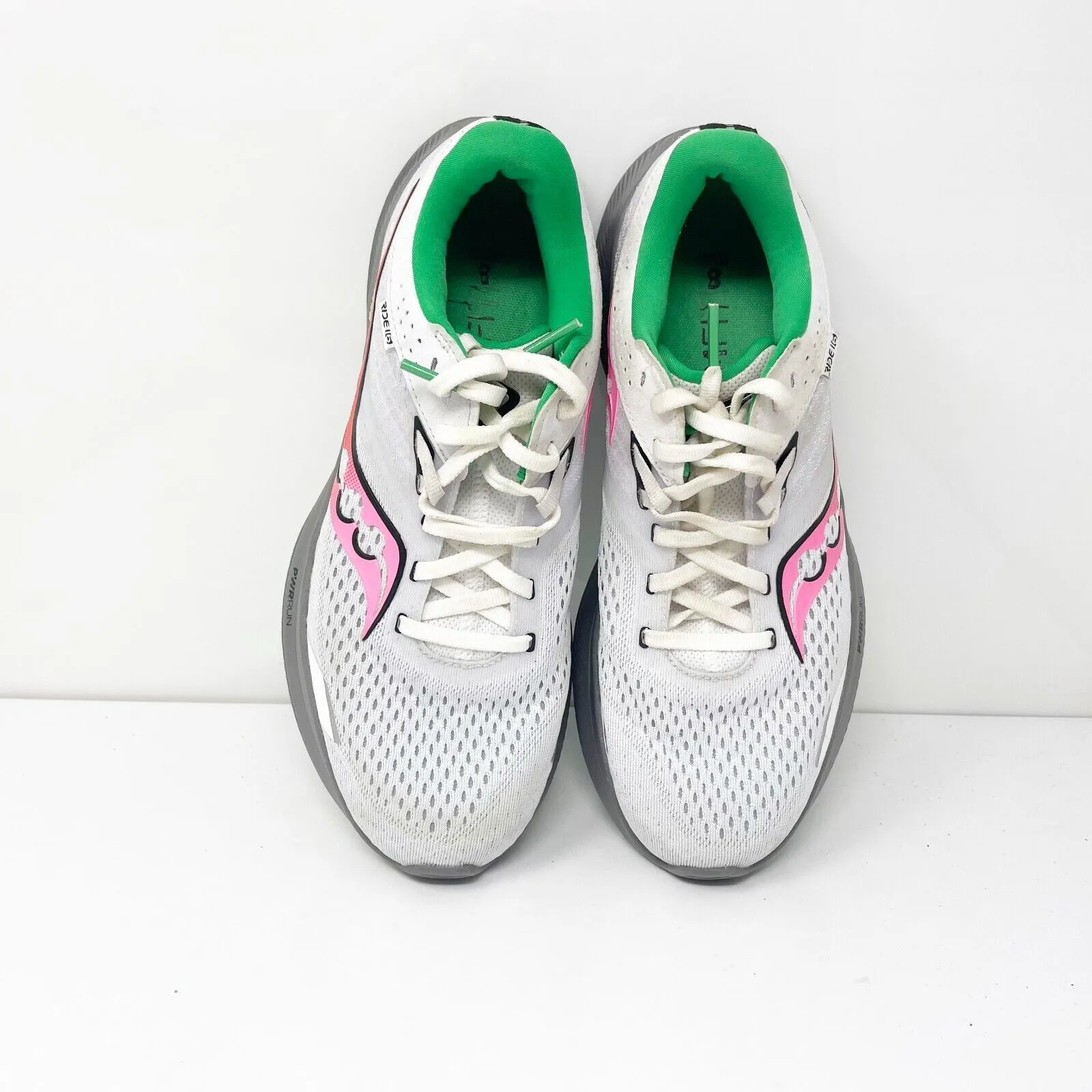 Saucony Womens Ride 16 S10830-85 White Running Shoes Sneakers Size 9