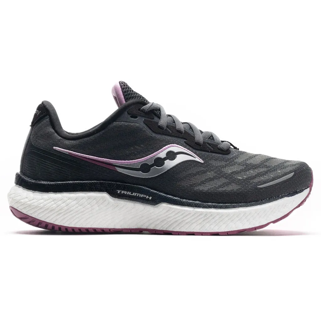 Saucony Womens Trainers Triumph 19 Casual Lace-Up Low-Top Textile Synthetic - UK 7