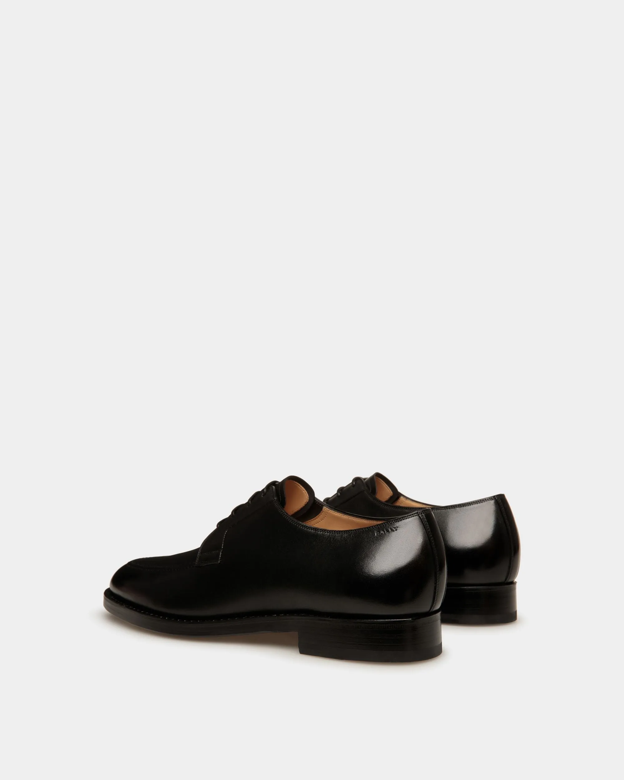 Schoenen Derby In Black Leather 