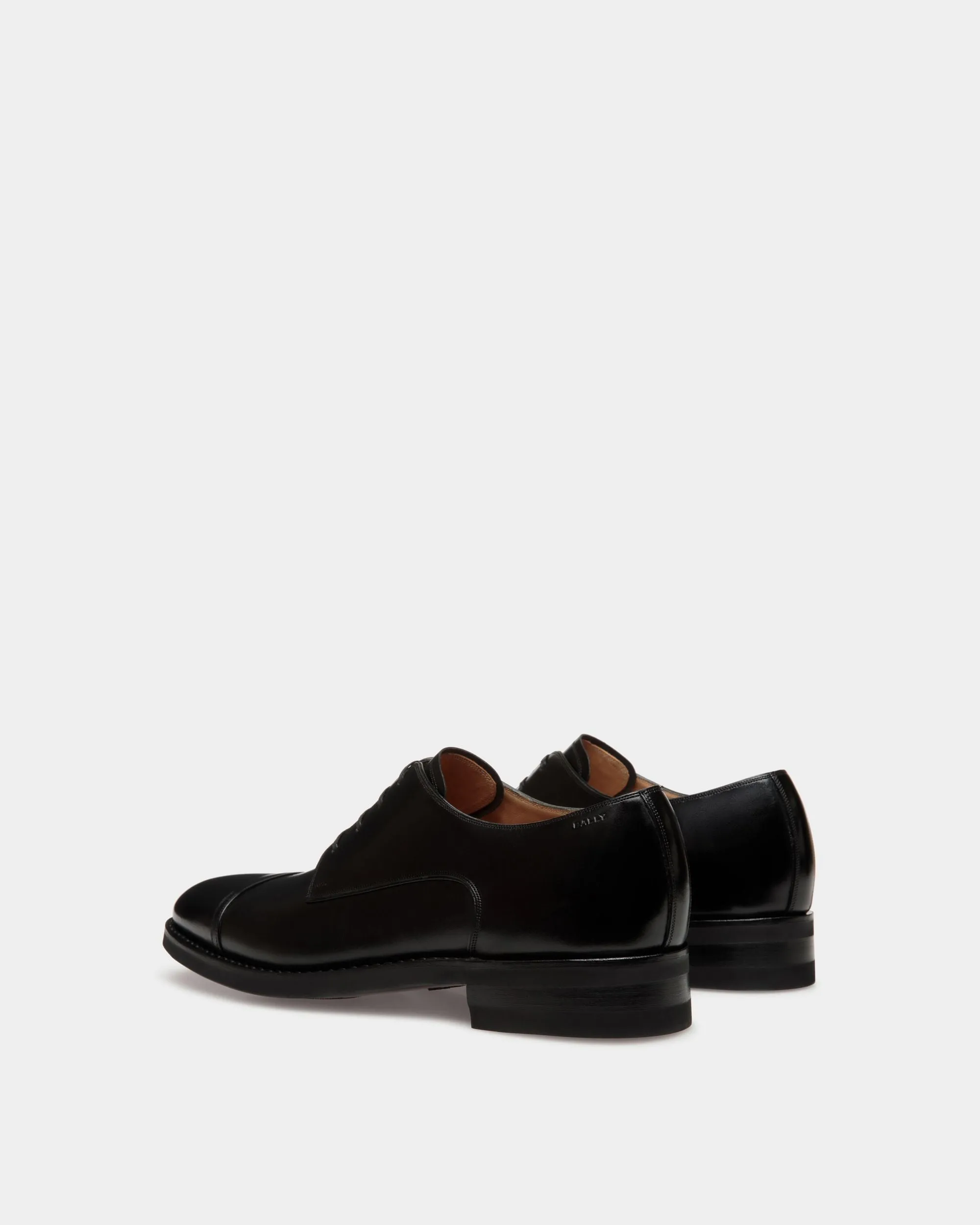 Scribe Un Derby In Black Leather 