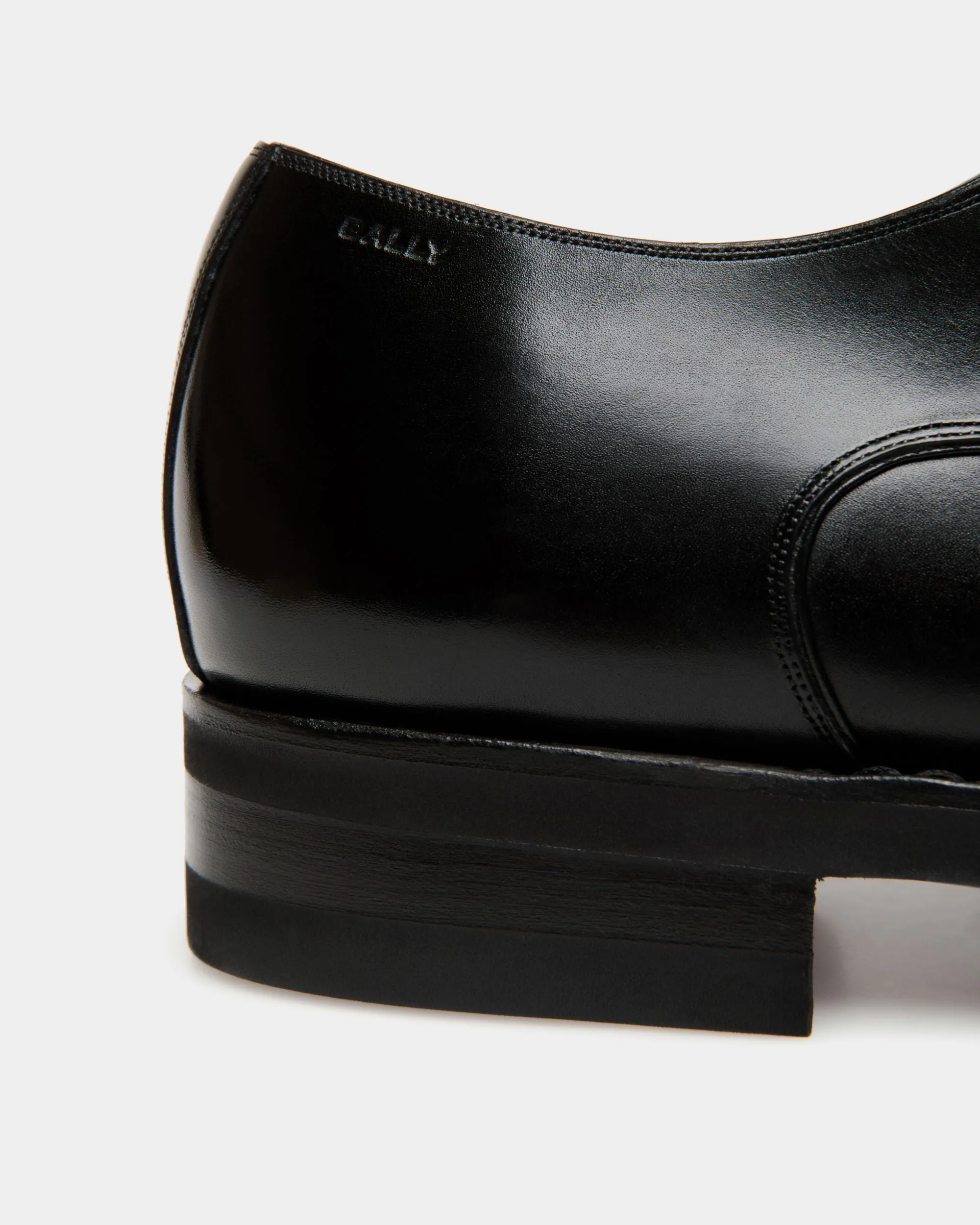 Scribe Un Derby In Black Leather 