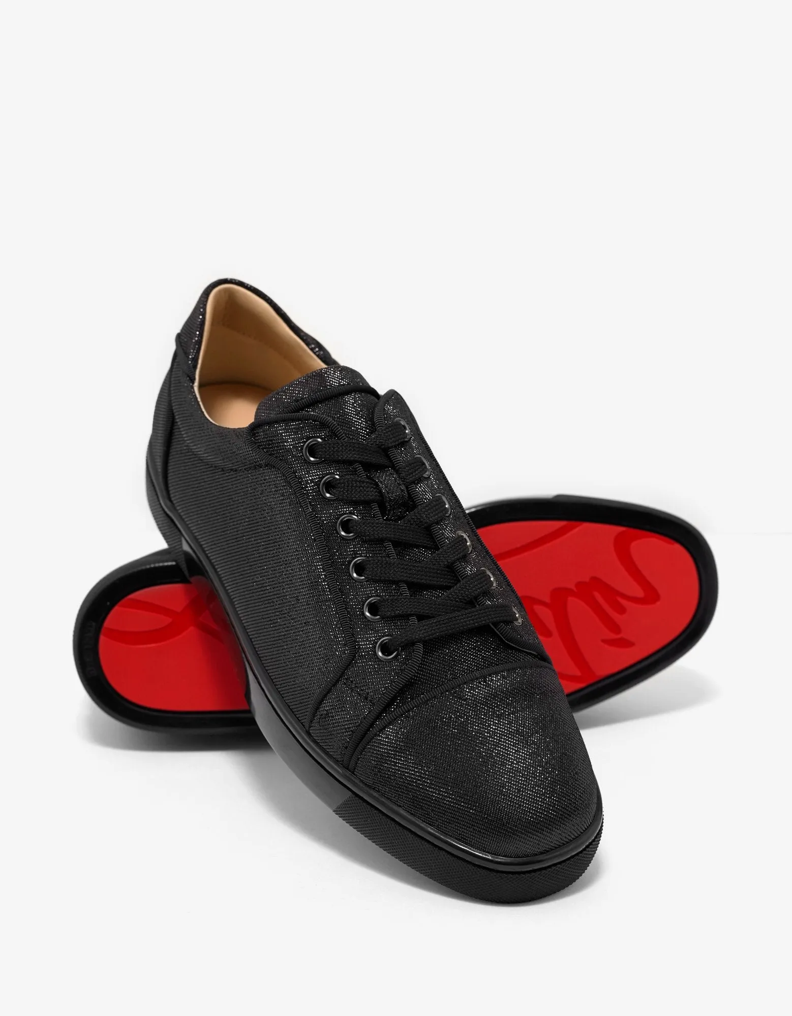 Seavaste Orlato Flat Black Trainers -