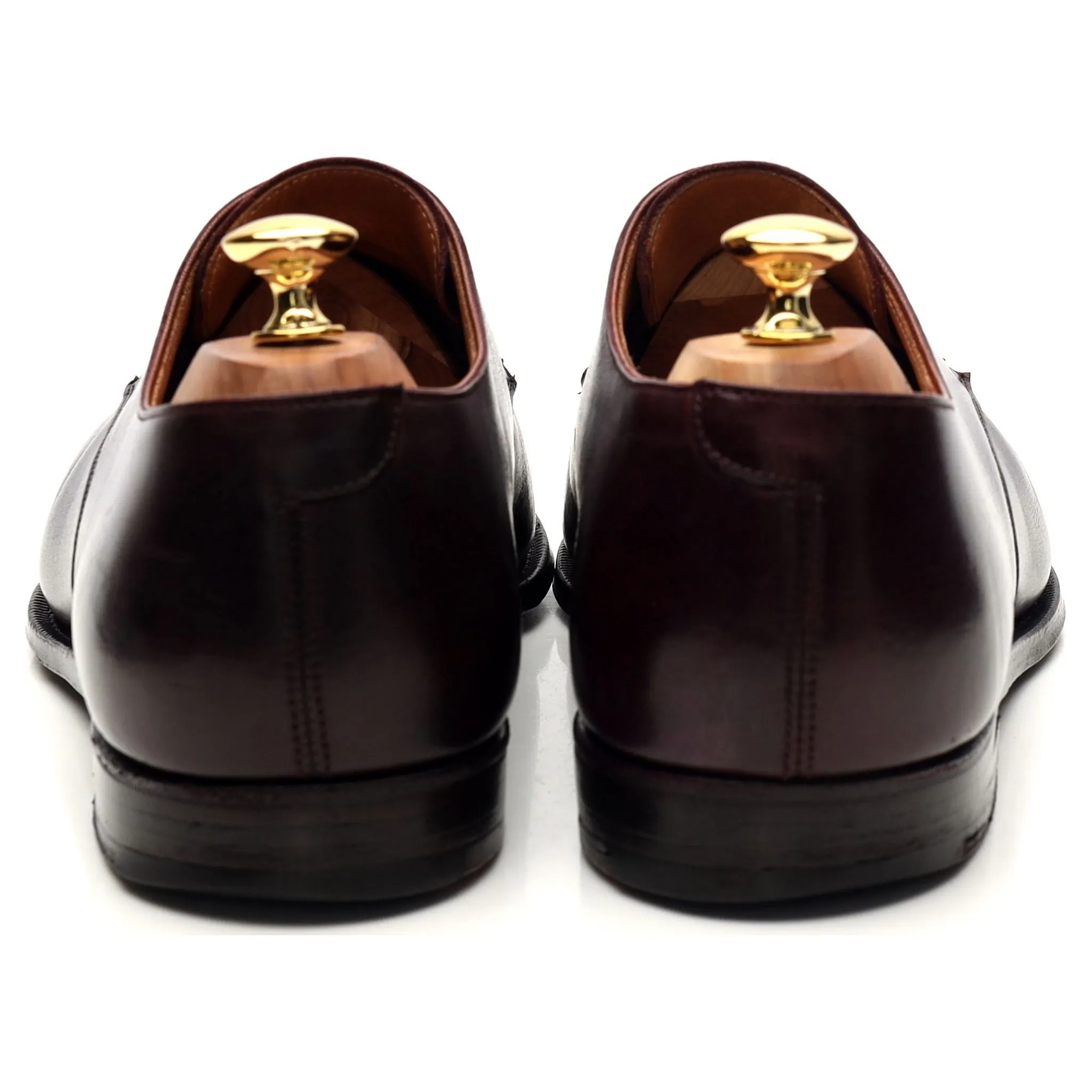 'Sherwood' Burgundy Leather Derby UK 10.5 F