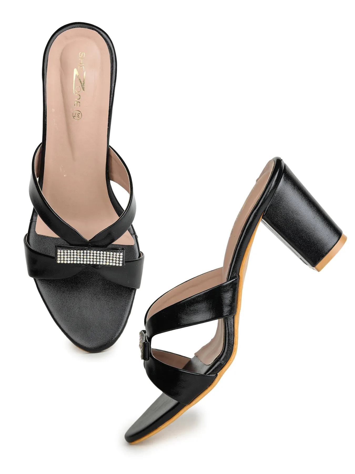 Shezone Black Women Heels