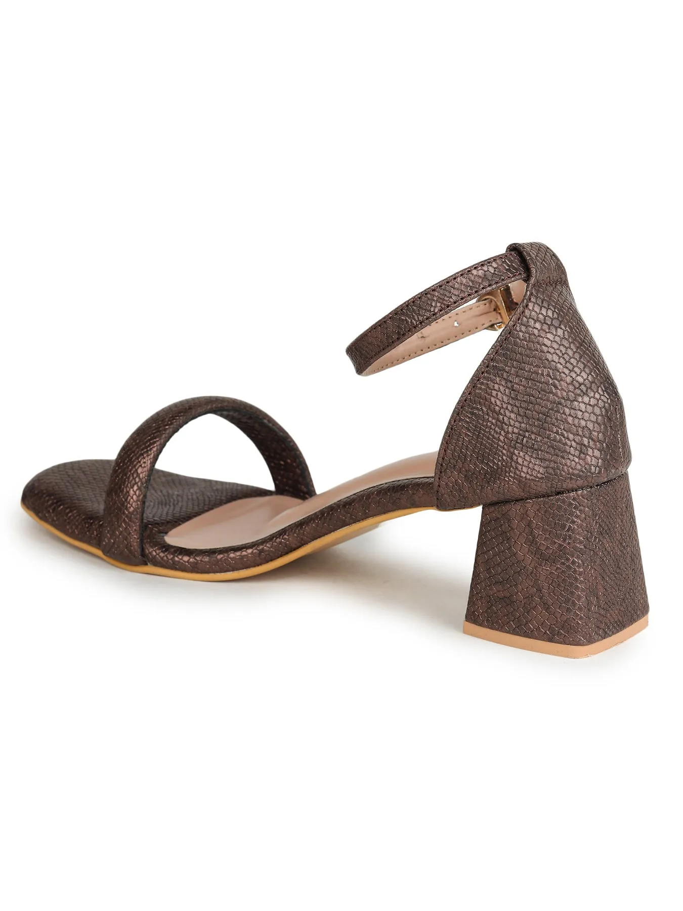 Shezone Copper Women Heels