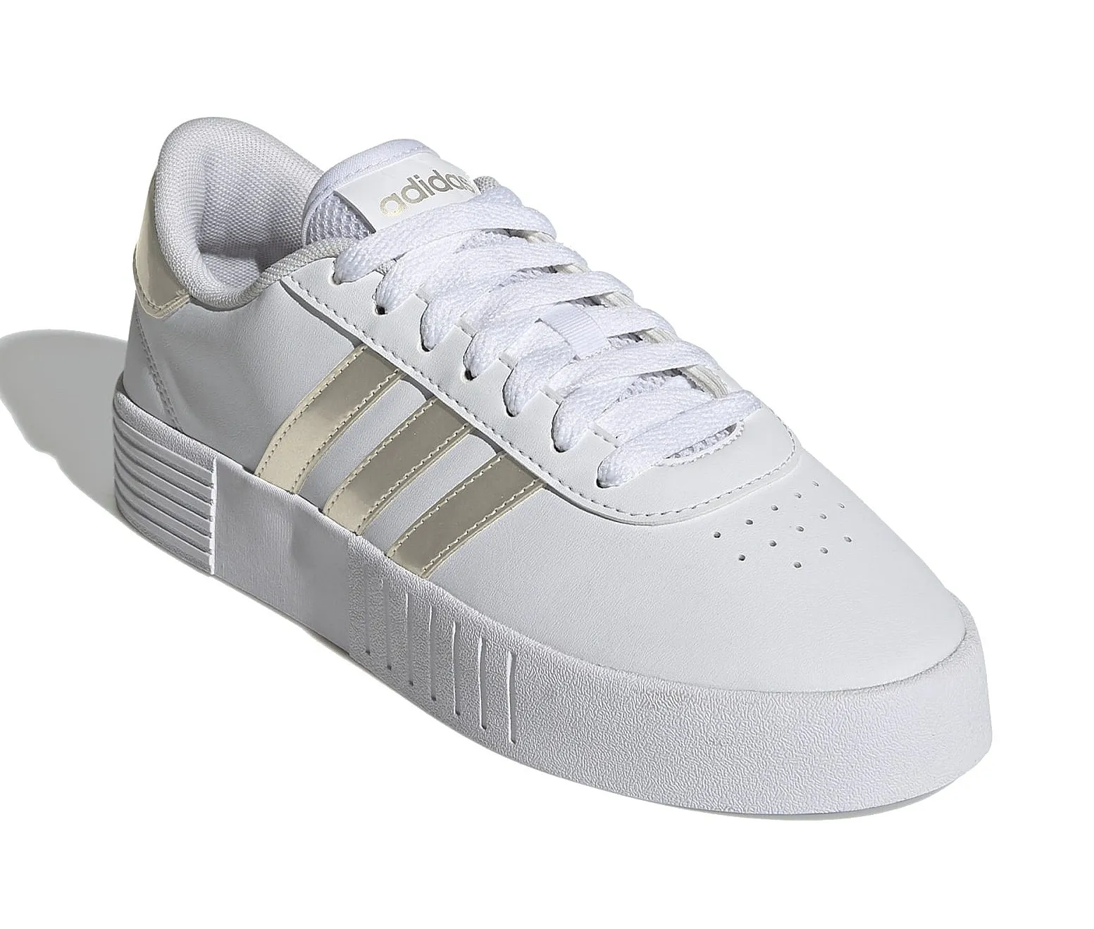 shoes adidas Performance Court Bold - White/Sabe Metallic/Grey Two - women´s