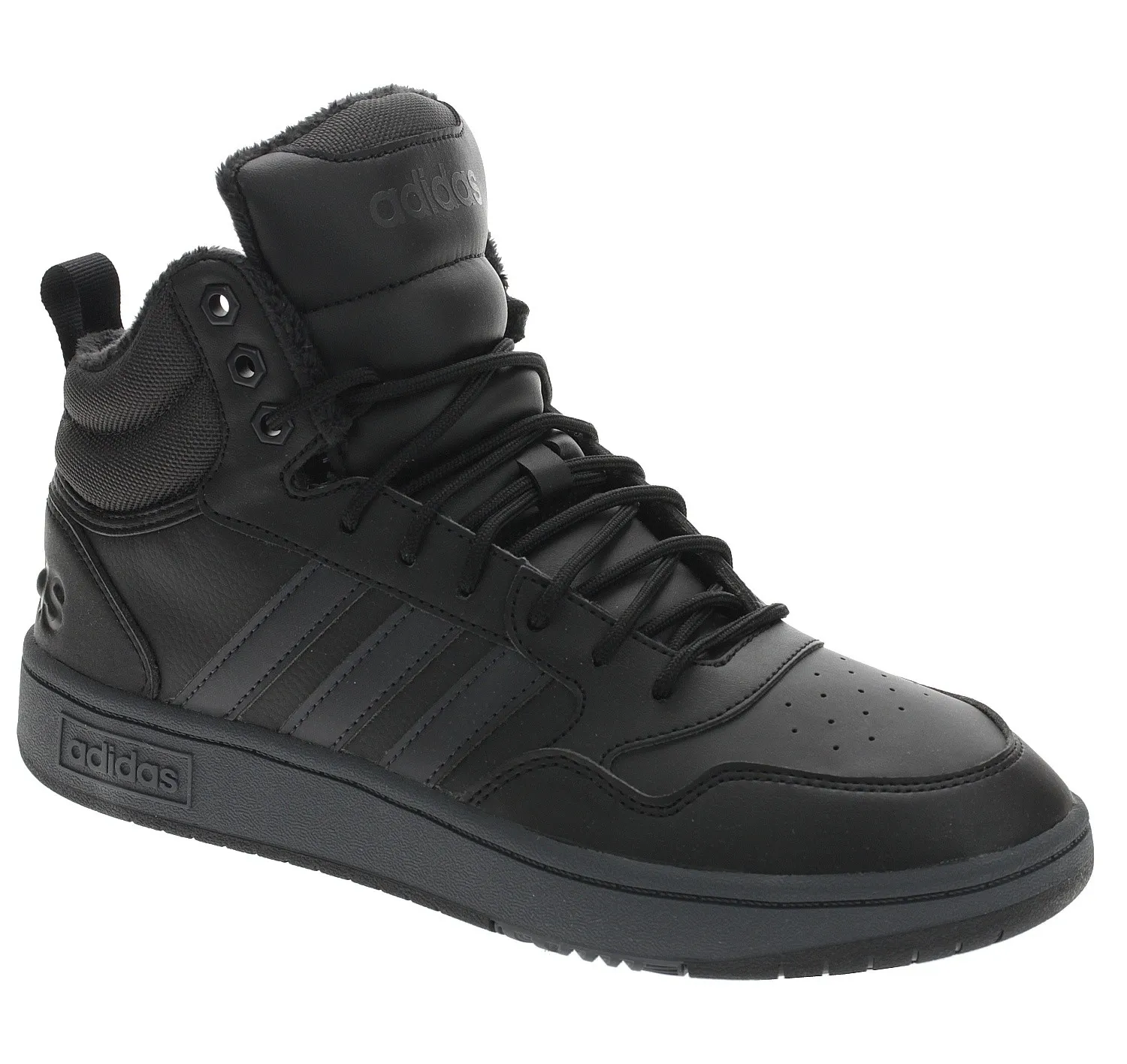 shoes adidas Performance Hoops 3.0 Mid Winterzed - Core Black/Carbon/White - men´s