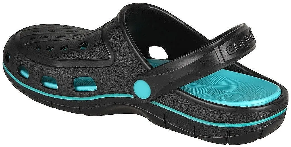 shoes Coqui 6352/Jumper - Black/Turquoise