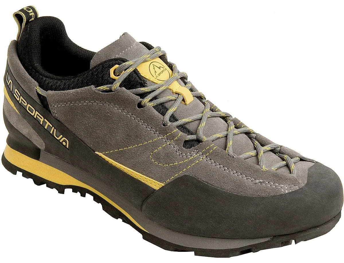 shoes La Sportiva Boulder X - Gray/Yellow - men´s