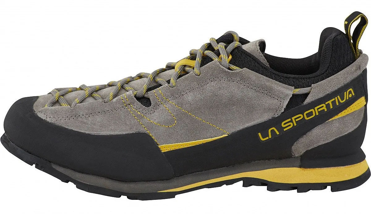 shoes La Sportiva Boulder X - Gray/Yellow - men´s