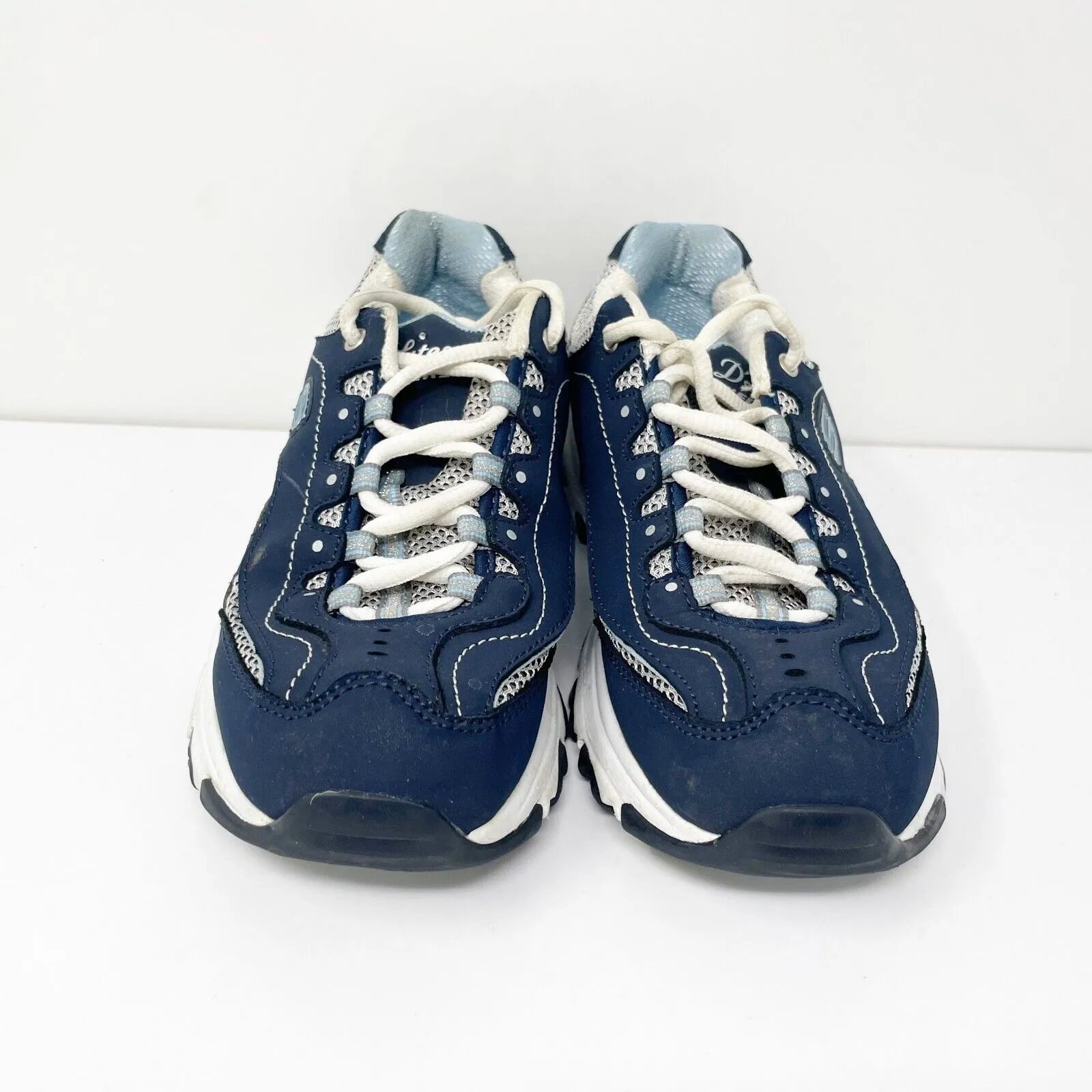 Skechers Womens D Lites 11860 Blue Casual Shoes Sneakers Size 6