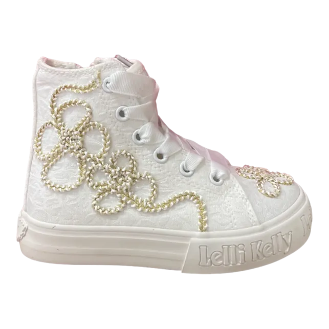 LKED4170 White Zahra Girls' Sneakers