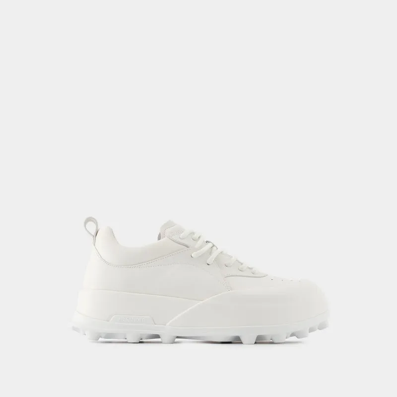 Sneakers - Jil Sander - Leather - Porcelain White