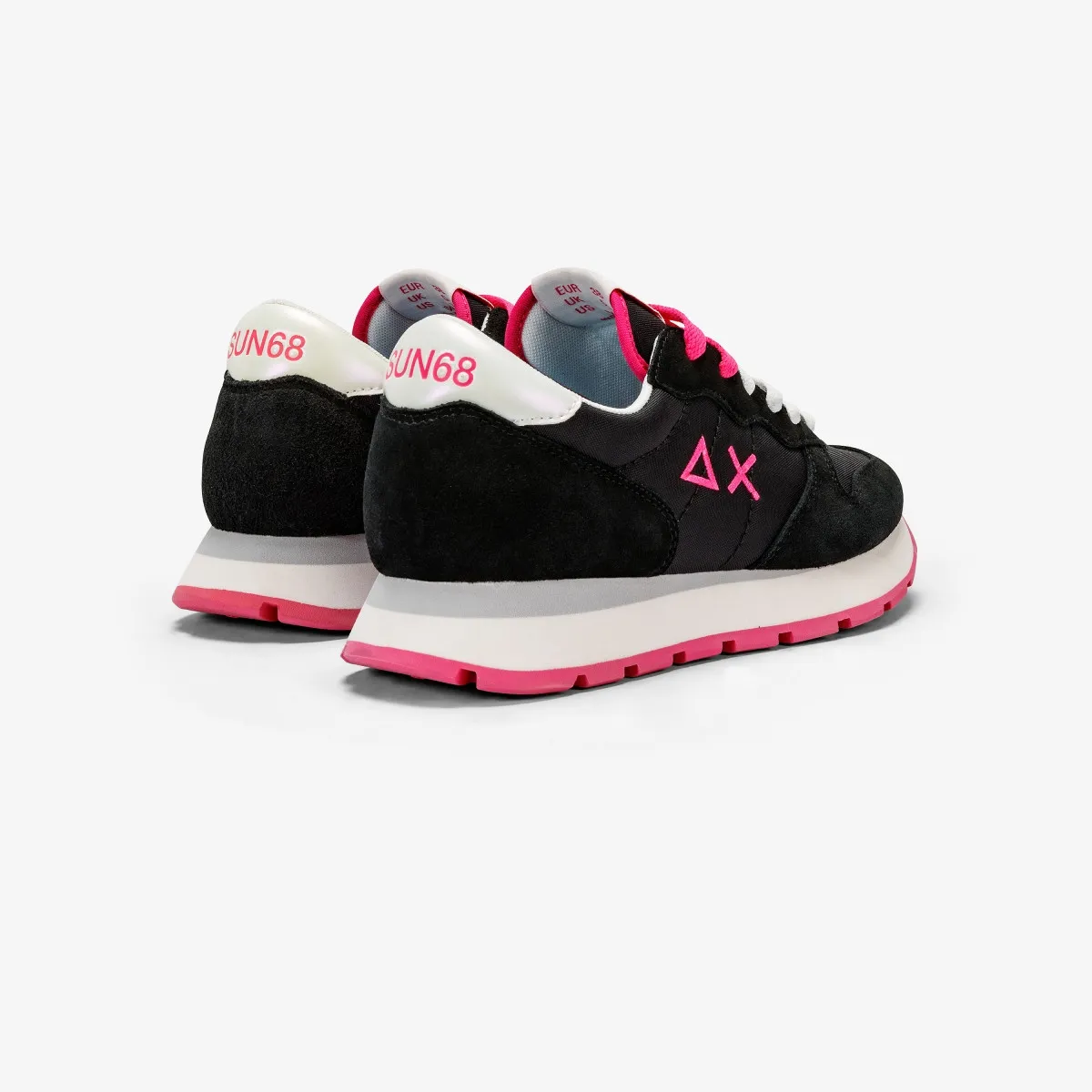 SUN68 ALLY SOLID NYLON NERO Z34201 11 WOMEN'S SNEAKERS