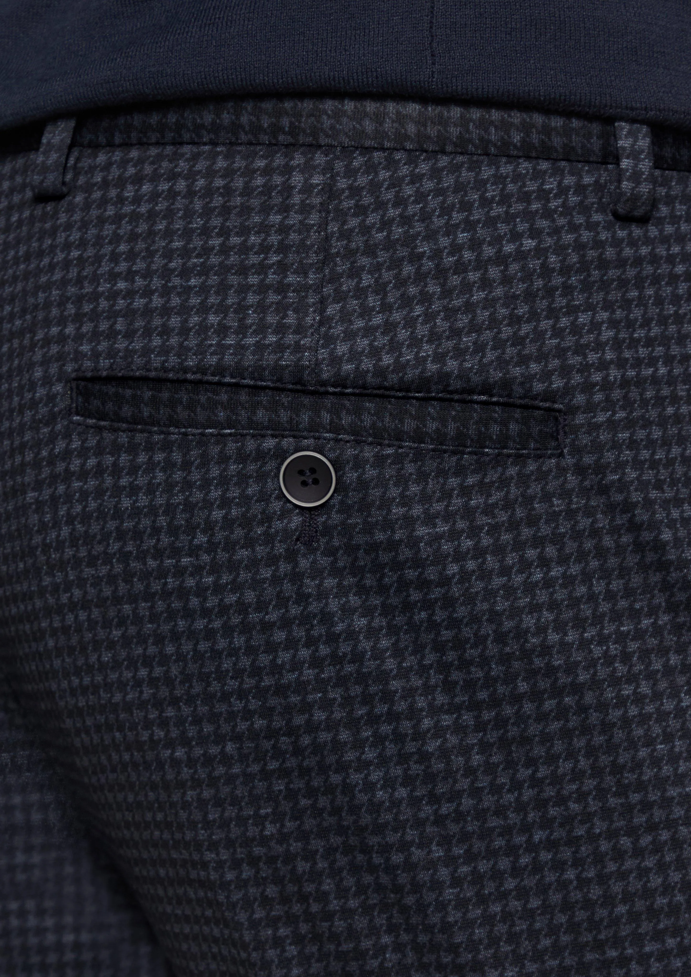 s.O JOGG: Suit trousers with a houndstooth pattern