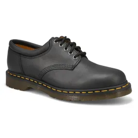 8053 5-Eye Black Leather Oxfords