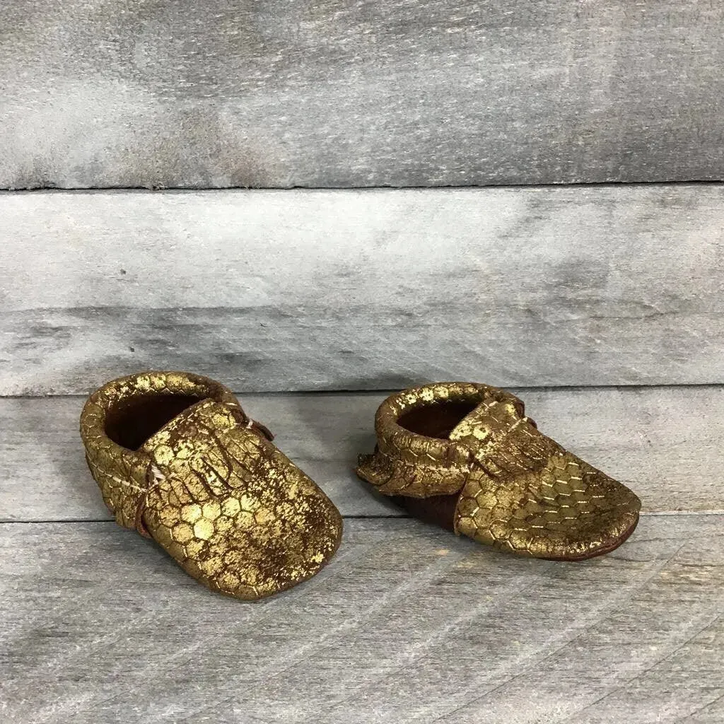 Soft Sole Honeycomb Moccasins