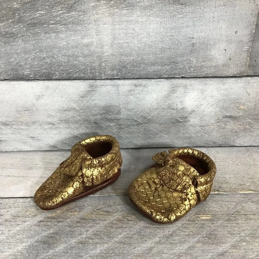 Soft Sole Honeycomb Moccasins