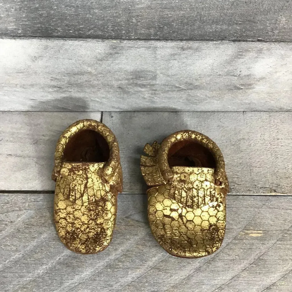 Soft Sole Honeycomb Moccasins