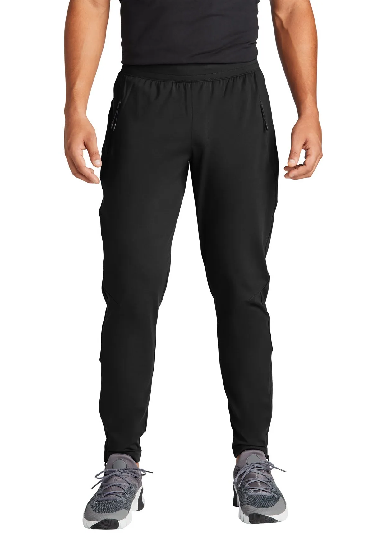 Sport-Tek Circuit Branded Joggers, Deep Black