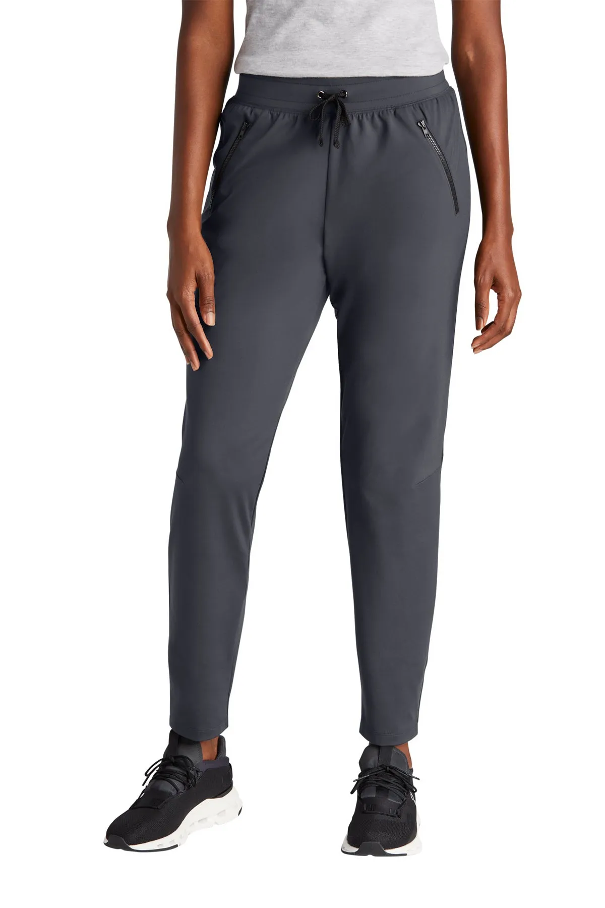 Sport-Tek Ladies Circuit Branded Joggers, Graphite