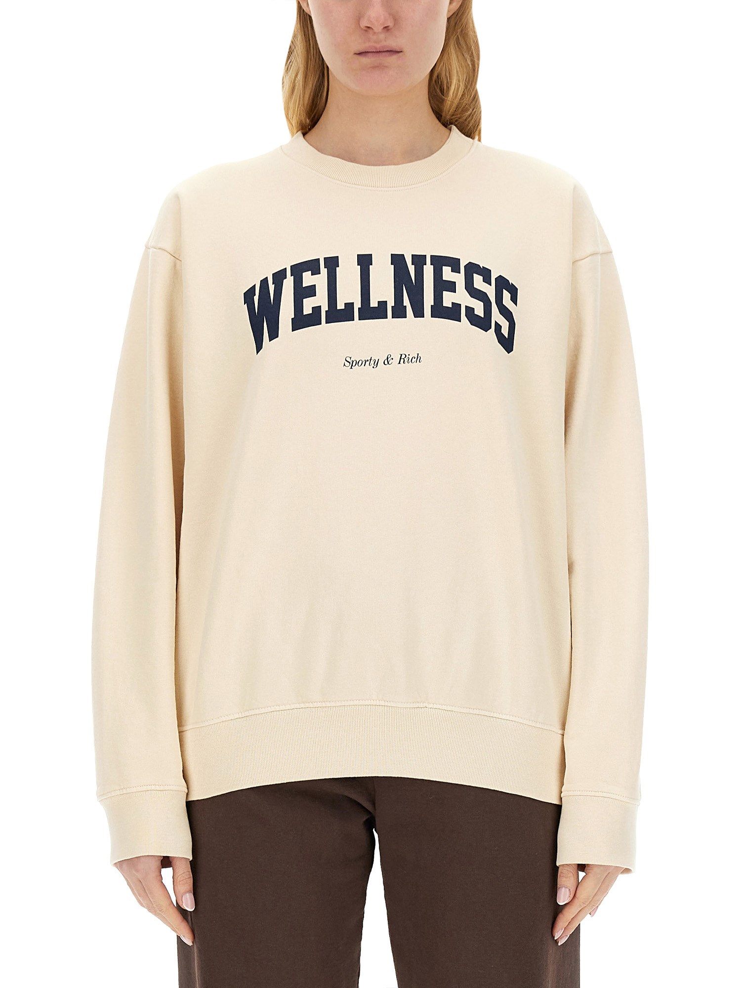 SPORTY&RICH Logo Sweatshirt