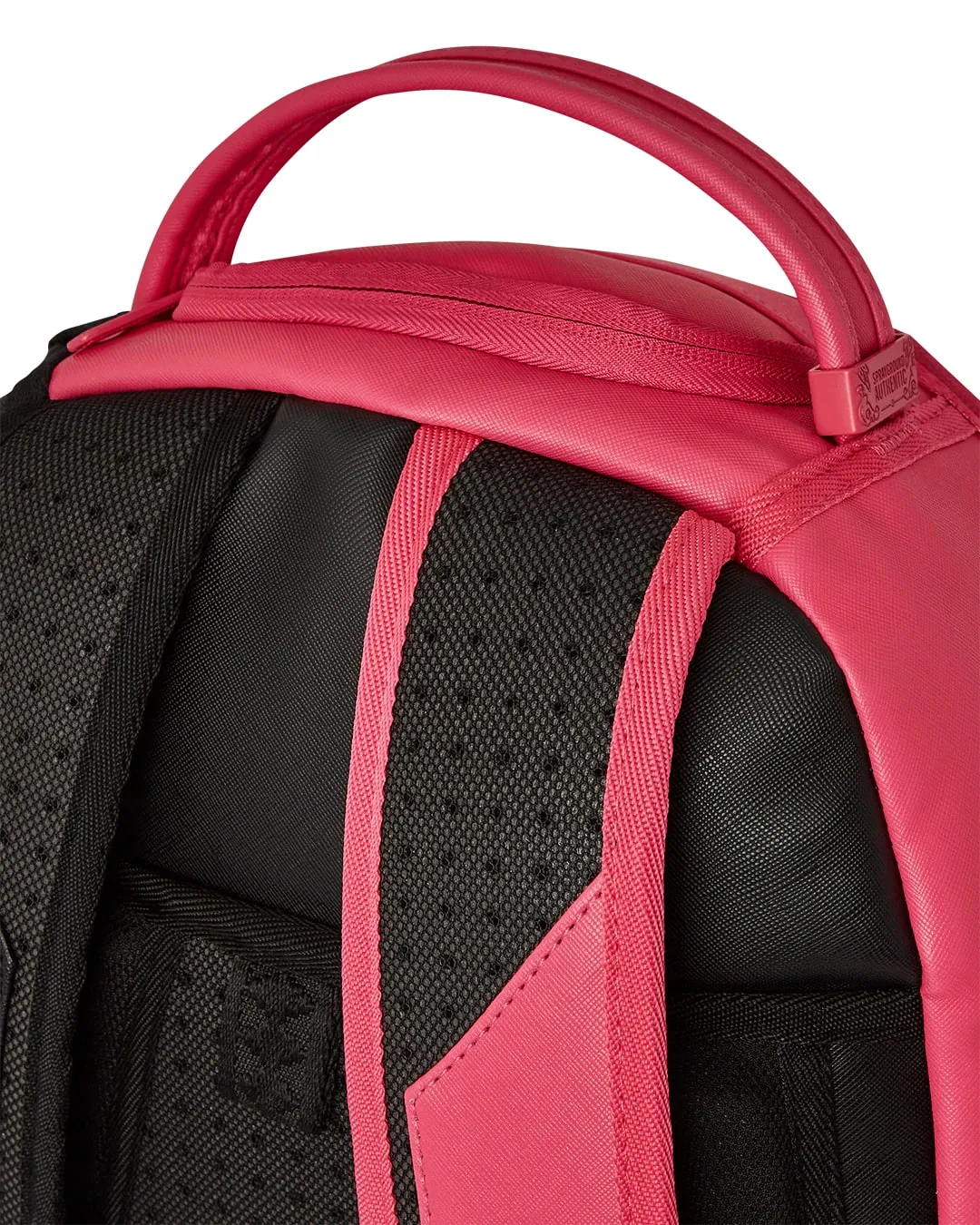 Sprayground Shark Central Pink Slice DLXSV Backpack B6252 alternative text.