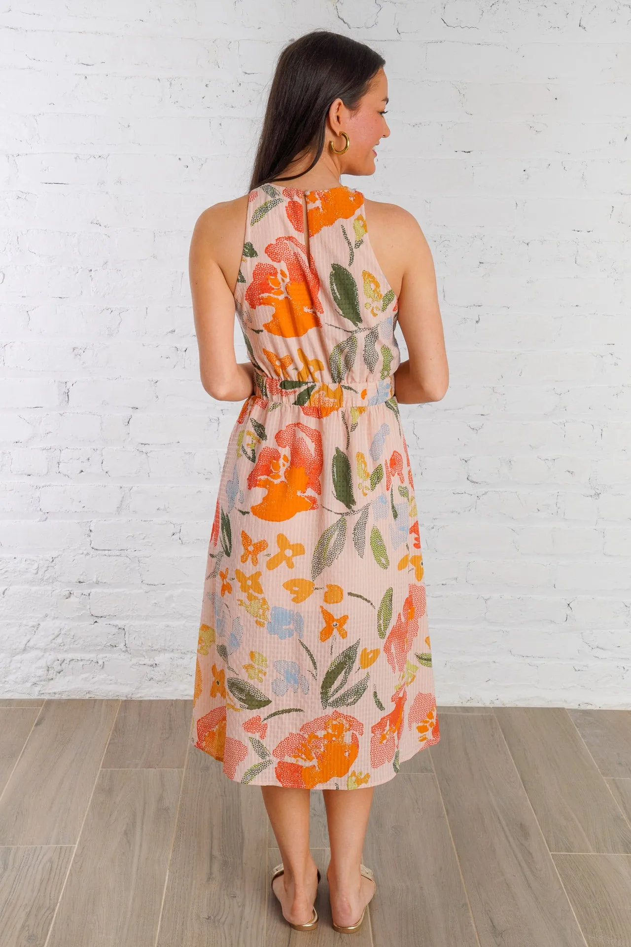 Spring Floral Party Dress