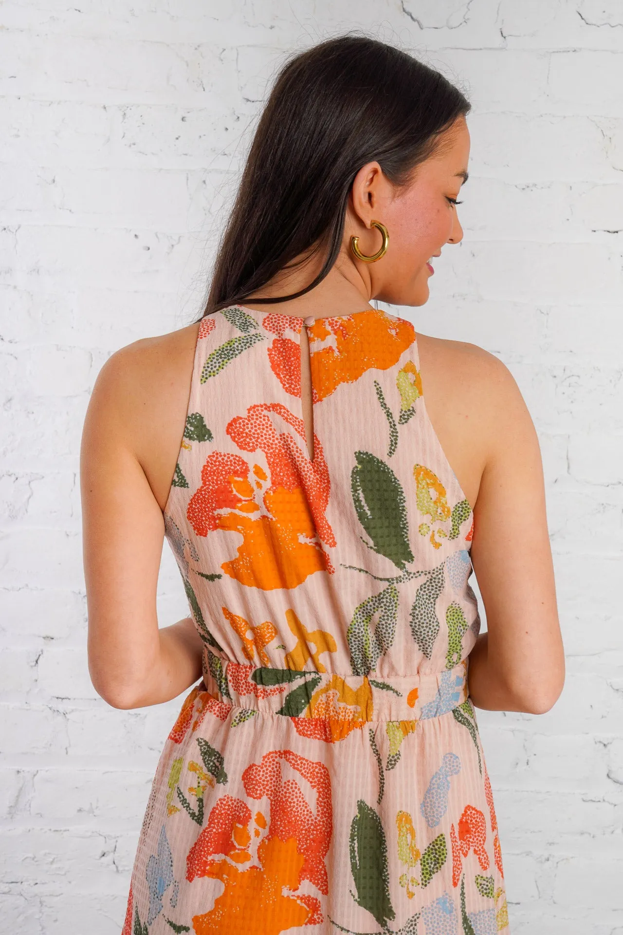 Spring Floral Party Dress