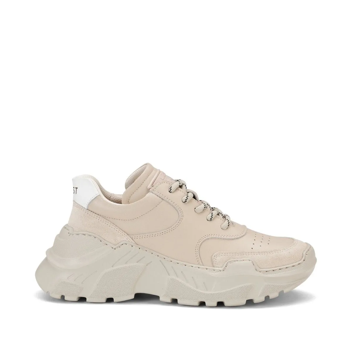 Sprint Leather Beige Chunky Sneakers