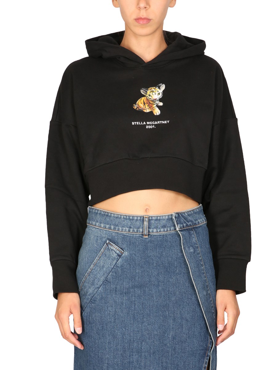 Tiger cotton jersey sweatshirt by STELLA McCARTNEY