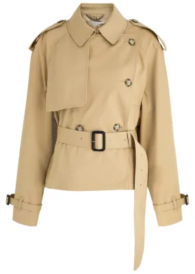 Stella McCartney Short Cotton Trench Coat