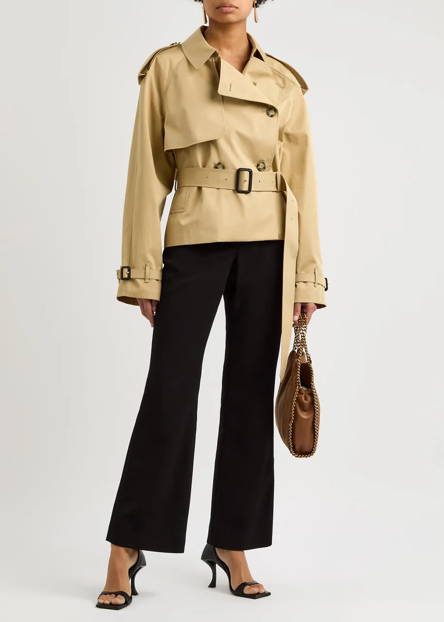 Stella McCartney Short Cotton Trench Coat