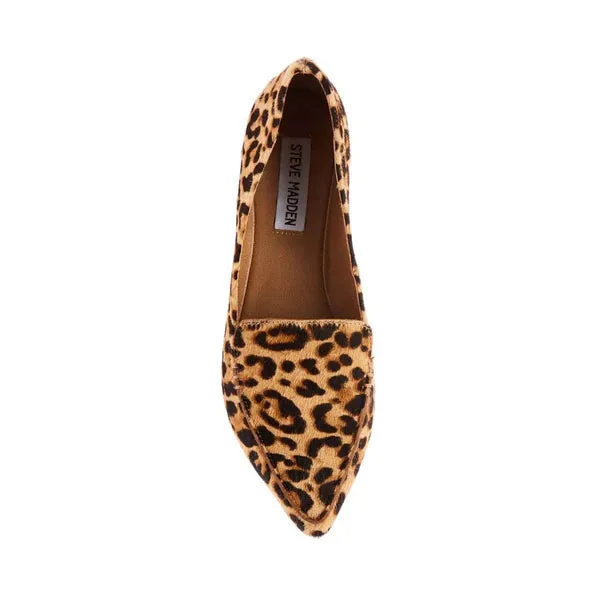 Steve Madden Feather Leopard Flat