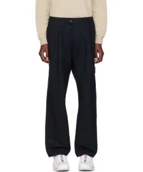 Stone Island Black Logo Patch Trousers