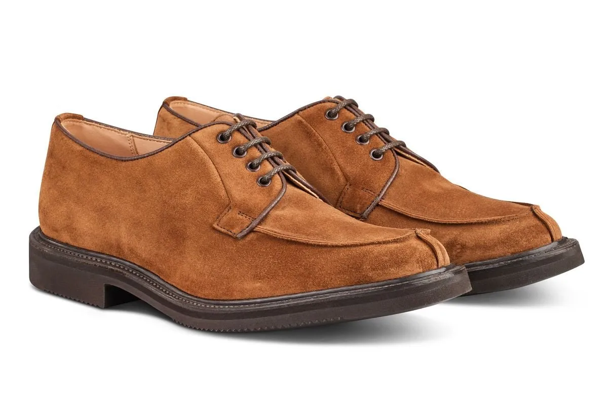 Stuart Apron Front Derby Shoe - Cubana Suede