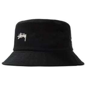 Stussy Stock Bucket Hat Black