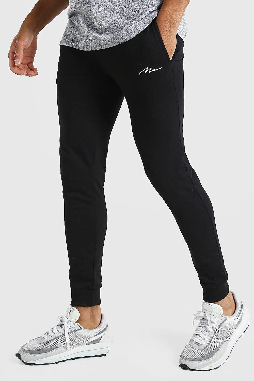 Super Skinny MAN Signature Joggers | boohooMAN UK