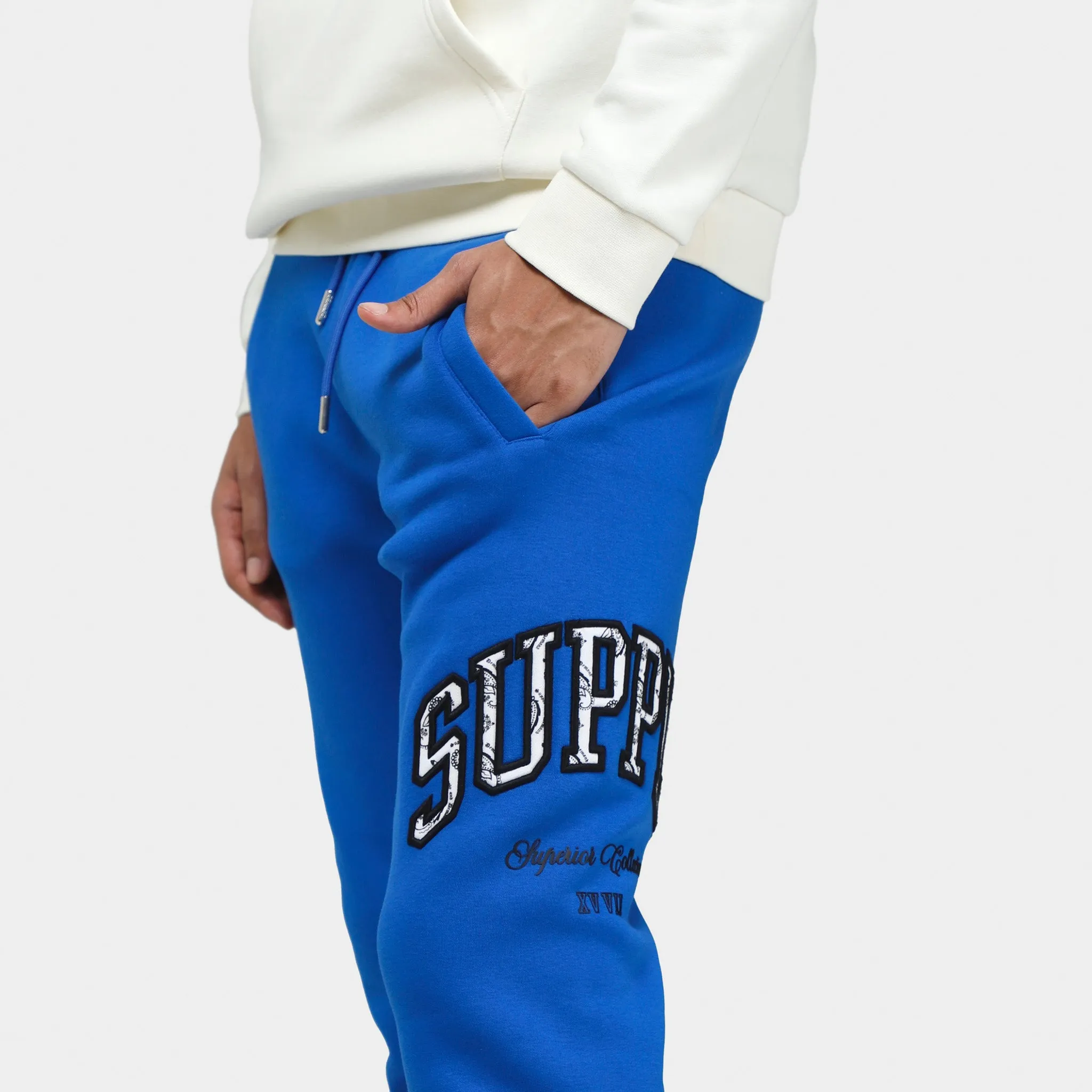 Supply & Demand Team Splatter Joggers / Nautical Blue