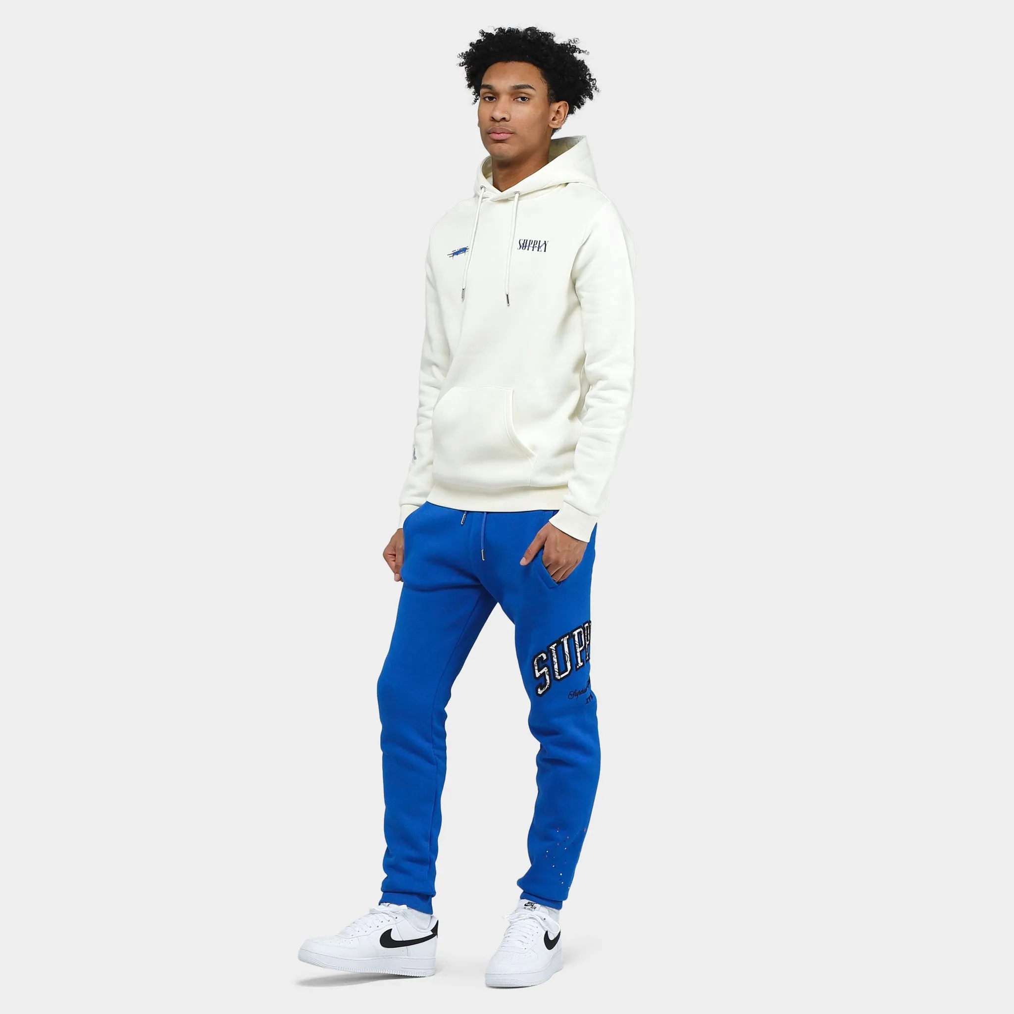 Supply & Demand Team Splatter Joggers / Nautical Blue