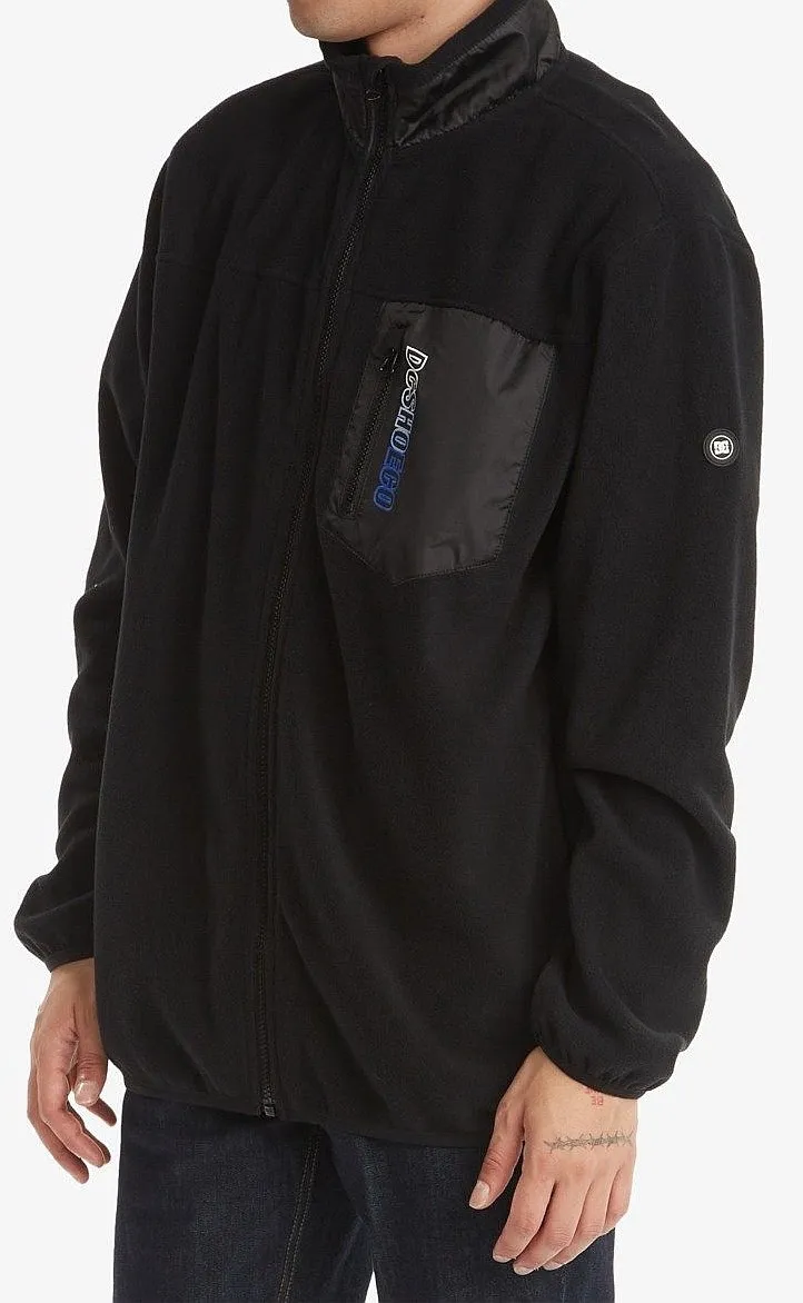 sweatshirt DC Rogue Fleece Zip - KVJ0/Black - men´s